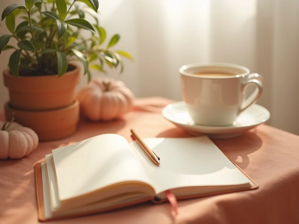 Morning journaling ritual for building self-worth and caregiver self-esteem